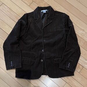 Janie and Jack Brown Corduroy Blazer and Tie